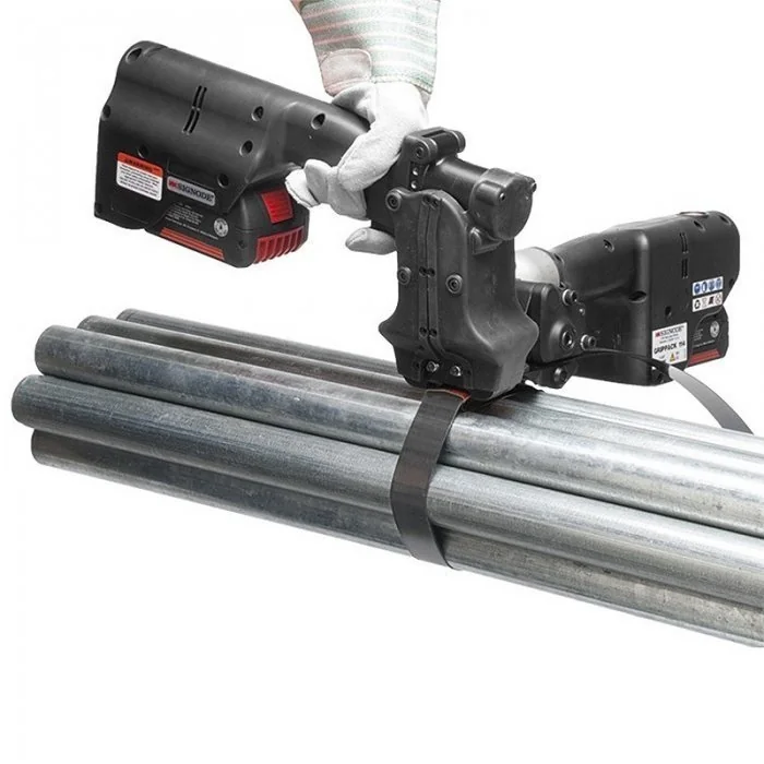 Banda Metalica Lucioasa Pentru Legare Lungime 225 m, Latime 16 mm, Grosime 0.50 mm, Greutate 20 kg, Цвят Gri Lucios