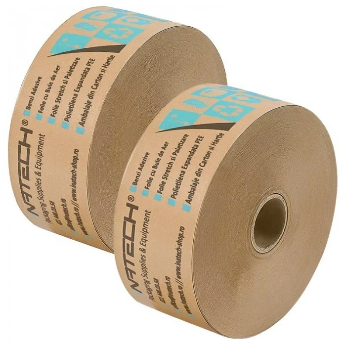 Banda Adeziva Umectibila Personalizata 60 mm x 200 m-Benzi Adezive Personalizate