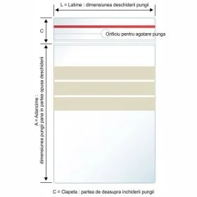 Pungi Plastic Fermoar Si Benzi De Scriere-Pungi Cu Inchidere Zip Sau Slider