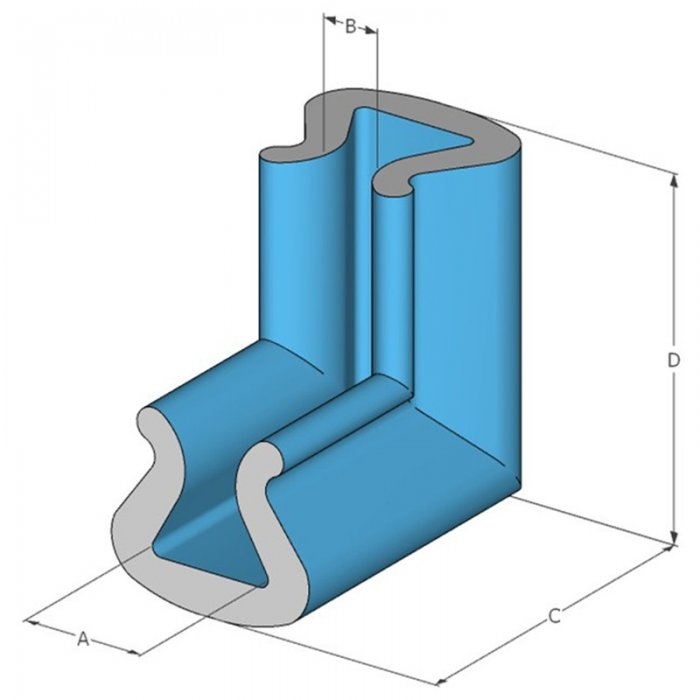 Coltar Din Profil U Tulip-Polietilena Expandata, Polipropilena Si Poliuretan
