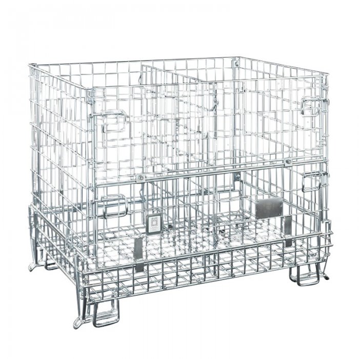 Boxpaleti Metalici Cu Picioare 1200 x 800 x 1000 mm-Containere Metalice Pentru Depozitare Si Transport