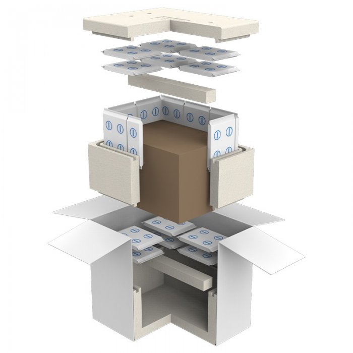 Cutii Termoizolante Pentru Expedieri In Conditii De Temperatura Controlata, Inghetat, -15°C-Ambalaje Termoizolante