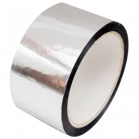 Banda Adeziva Aluminizata 50 mm x 50 m x 47 my-Banda Adeziva Aluminiu