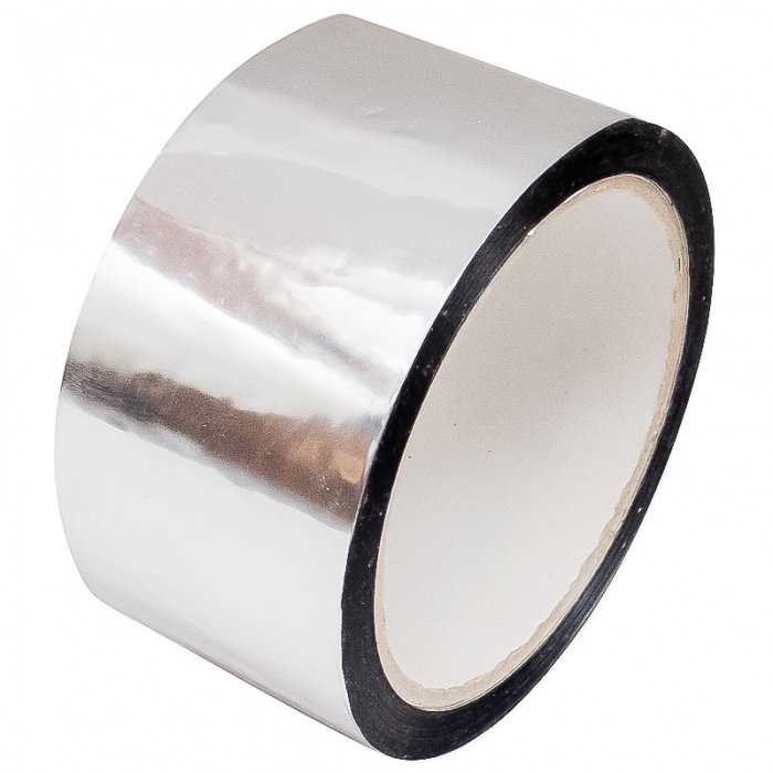 Banda Adeziva Aluminizata 50 mm x 50 m x 47 my-Banda Adeziva Aluminiu