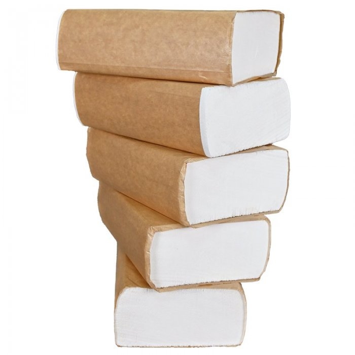 Prosop Hartie Pliat, Alb, V-Fold, 12 buc/pachet-Consumabile Hartie