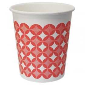 Pahar Carton 8 oz Pentru Bauturi Calde, Imprimare Stea, 50 buc/set-Pahare Carton