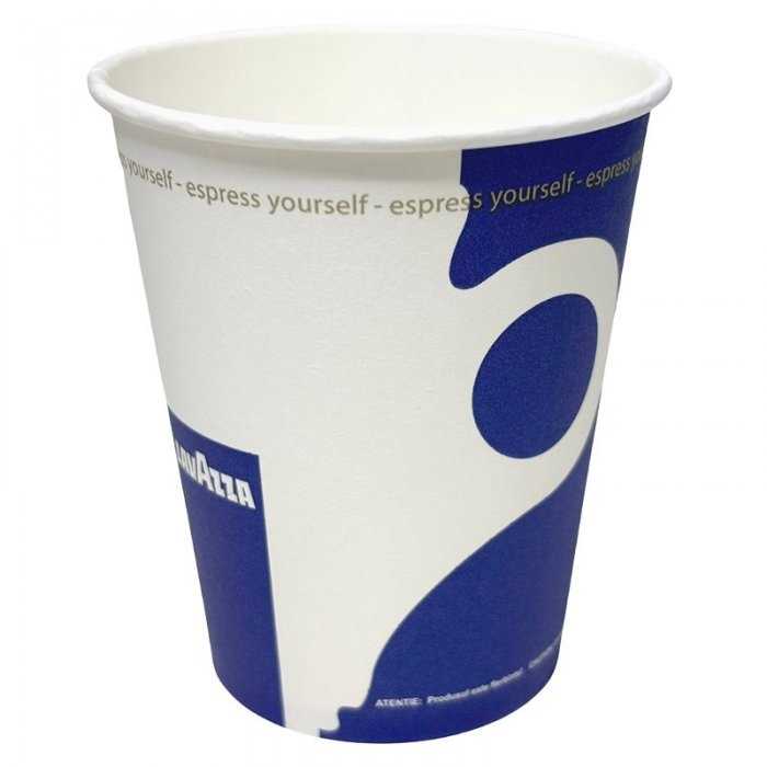 Pahar Carton 6.5 oz Pentru Aparate Automate, Imprimare Lavazza, Vending, 100 buc/set-Pahare Carton