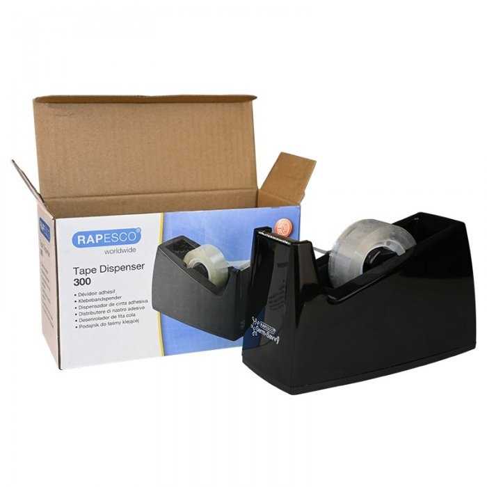 copy of Dispenser Manual RAPESCO Pentru Banda Adeziva 50 x 66 mm Latime Banda 19 mm, Utilizare Manuala, Lungimea maxima a benzii 33 m, Композиции Plastic, Greutate 503 gr, Цвят Черен