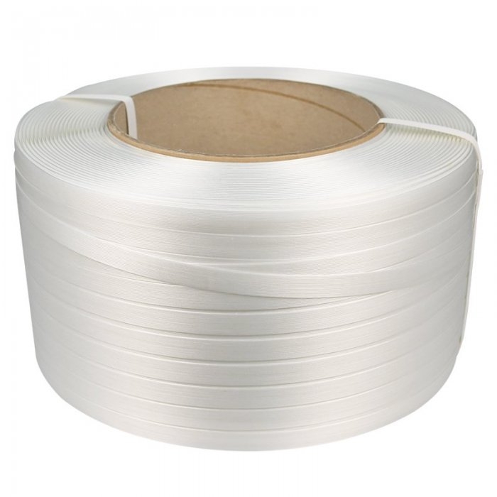 copy of Banda PES Netesuta Compozit, Alb, 16 mm x 850 m, 450 kg, Tub 200 mm Lungime 650 m, Latime 19 mm, Rezistenta 600 kg, Цвят Бял, Diametru Tub 200 mm