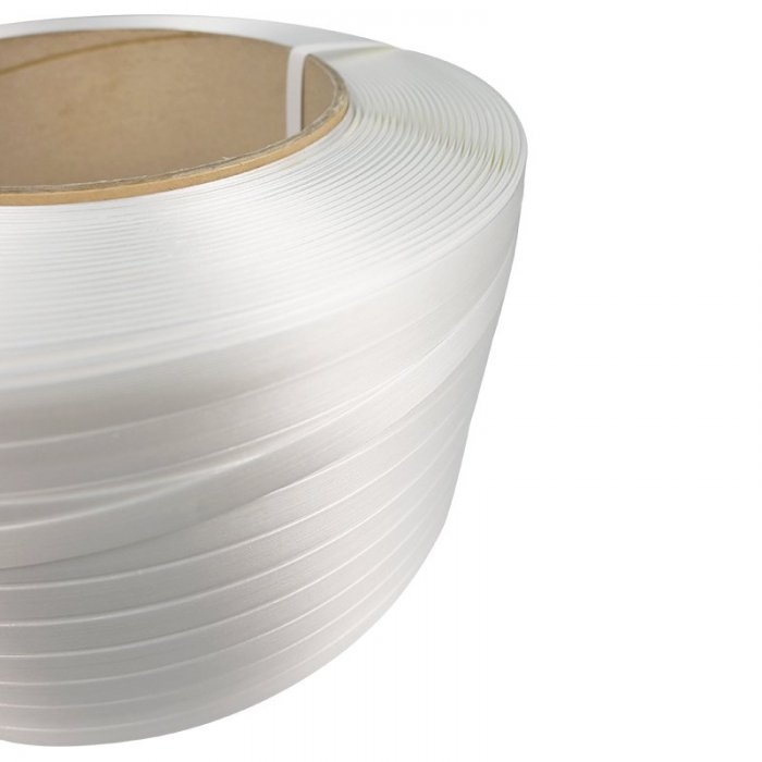 copy of Banda PES Netesuta Compozit, Alb, 16 mm x 850 m, 450 kg, Tub 200 mm Lungime 650 m, Latime 19 mm, Rezistenta 600 kg, Цвят Бял, Diametru Tub 200 mm