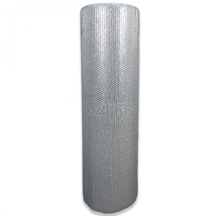 Folie Cu Bule Mici Aluminizata Latime 1200 mm, Lungime 34 m, Straturi 3, Grosime 80 my, Цвят Argintiu